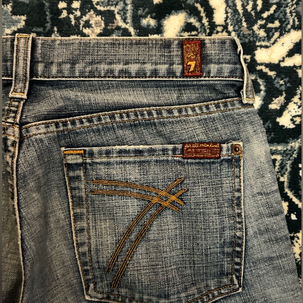 ✨Thrifted Seven for All Mankind Women's Blue Dojo Jeans Style #U115B019U-019U✨